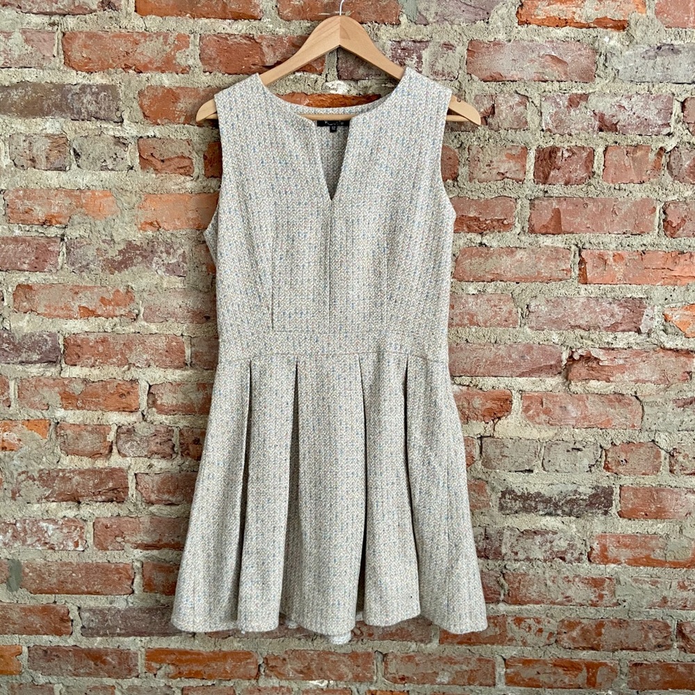 Cream Fit&flare dress Size 12 Excellent condition